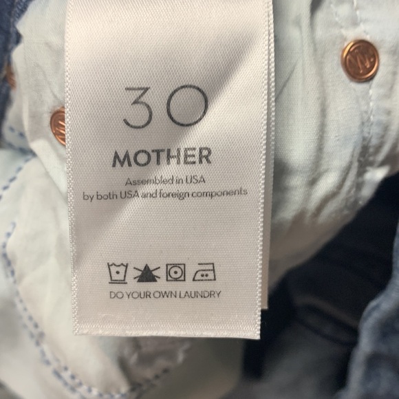 MOTHER JEANS HIGH WAISTER LOOKER GETALONGS SOLD OUT SIZE 30/29 - Picture 8 of 9
